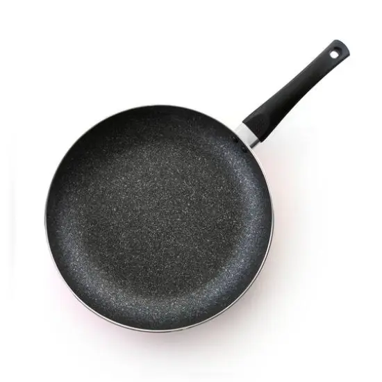 Oster Merrion 12" Red Aluminum Frying Pan With Bakelite Handle {6}