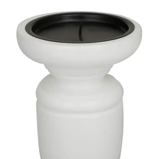White French Country Candle Holder Set {5}