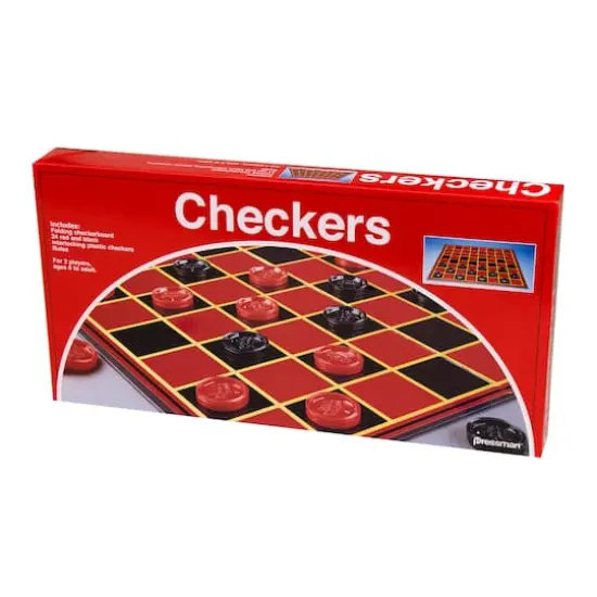 Pressman&reg; Checkers Game, 6 Pack {4}