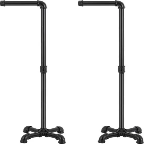 Black Toilet Paper Holder Stand, 2ct. {6}