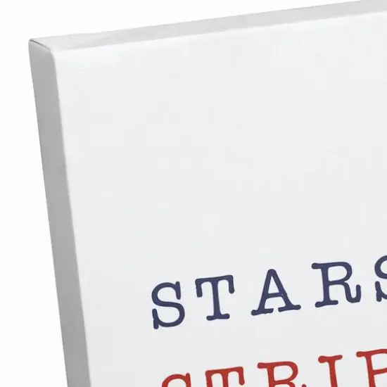 Stars and Stripes Sneakers Canvas Wall Art {4}