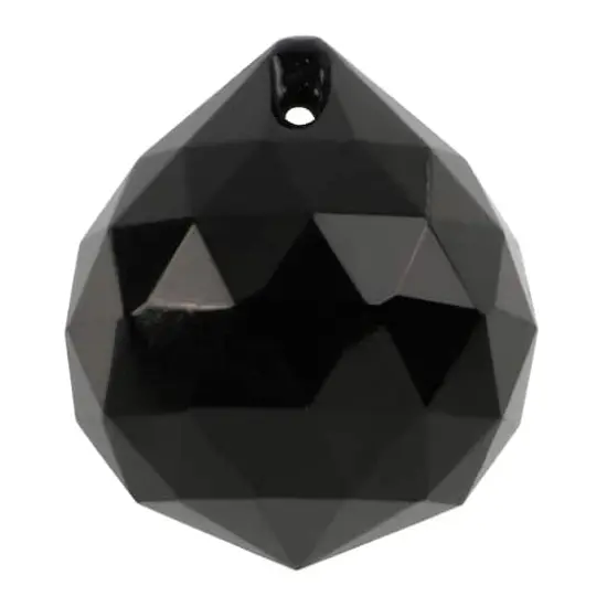 Faceted Glass Rhinestone Pendant Bead Mix by Bead Landing&trade; Black {3}
