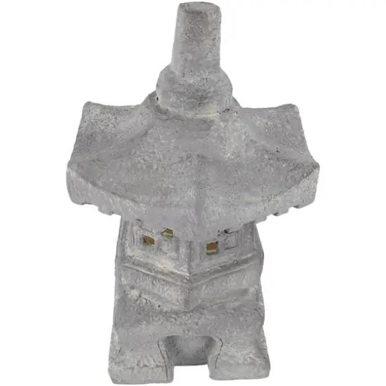 20" Solar Powered LED Pagoda Outdoor Garden Statue {5}
