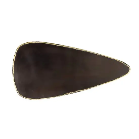 24" Black Iron Industrial Accent Table {3}