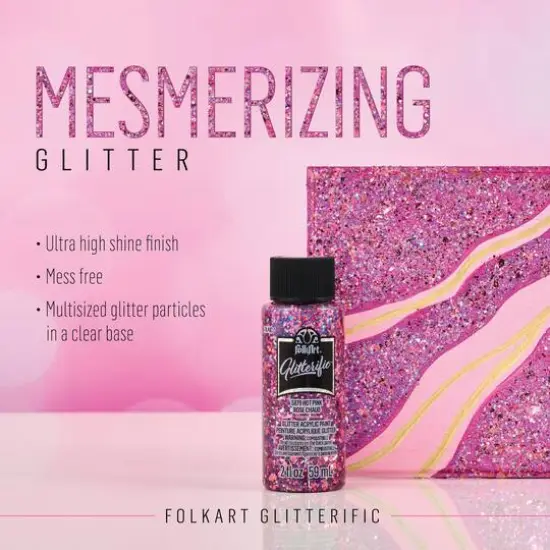 FolkArt&reg; Best Pink Metallic Acrylic Color Set {6}