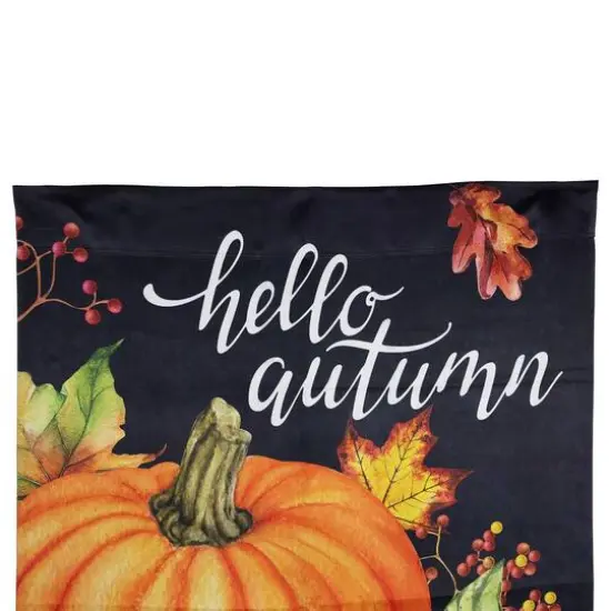 40" x 28" Pumpkins & Sunflowers Hello Autumn Outdoor Fall Harvest House Flag {6}