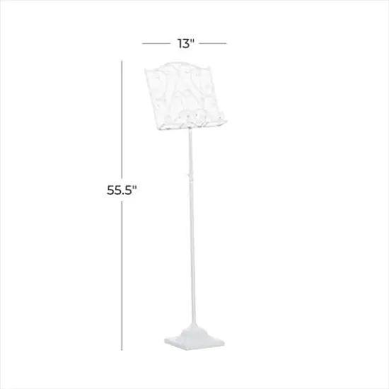 White Metal Farmhouse Easel, 56" x 13" x 8" {9}