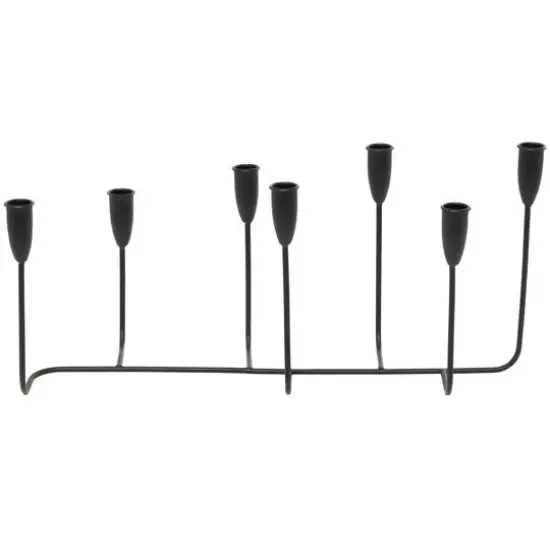 CosmoLiving by Cosmopolitan Black Metal Tapered Candelabra {6}