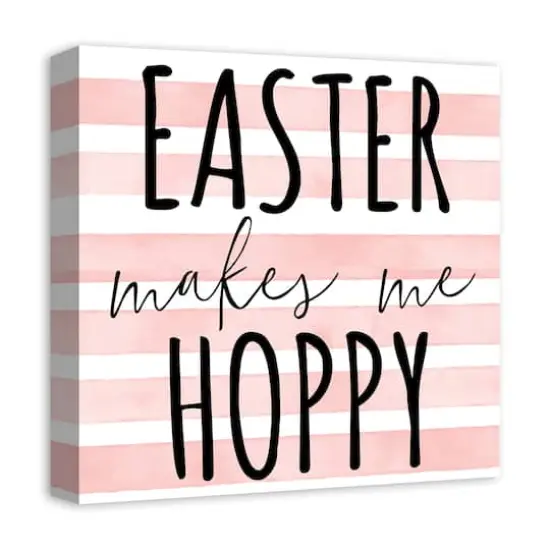 Easter Makes Me Hoppy Canvas Art {3}