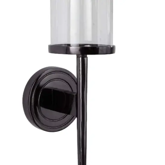 23" Black Modern Wall Sconce {5}