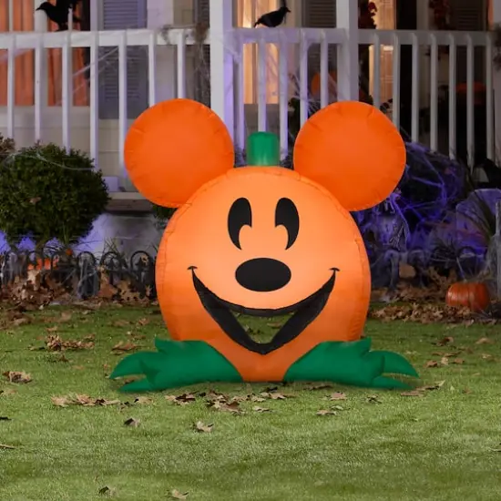 3ft. Airblown&reg; Inflatable Halloween Mickey Mouse Cutie {3}