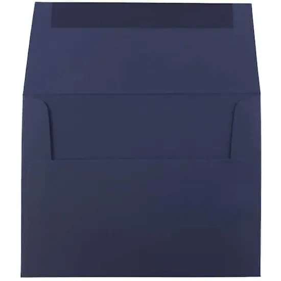 JAM Paper 4.375" x 5.75" Premium Invitation Envelopes, 50ct. Navy Blue {4}