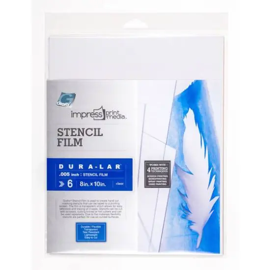 Grafix8" x 10" Stencil Film, 6ct. {1}
