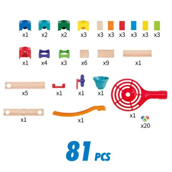 Hape Marble Run DIY Wood Building Racetrack {6}