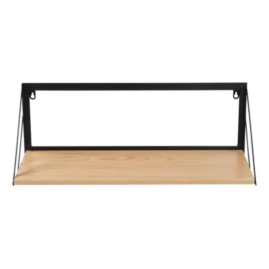 Honey Can Do 24" Maple Mountable Wood Shelf {8}