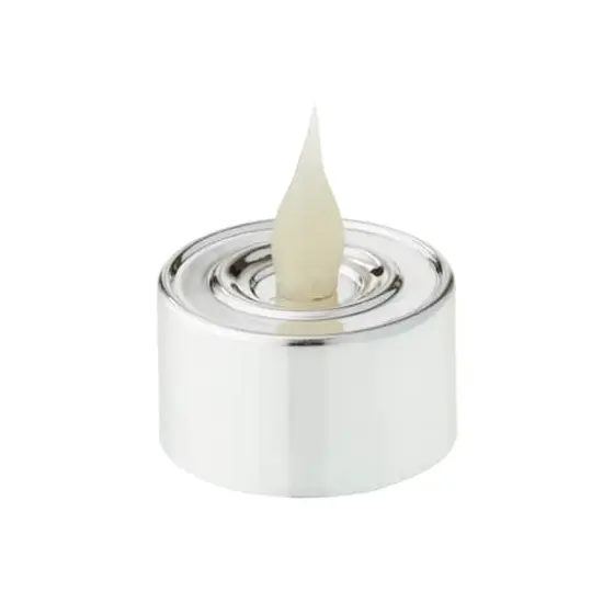 Silver LED Silver Tealight Candles, 24ct. by Ashland&reg; {4}