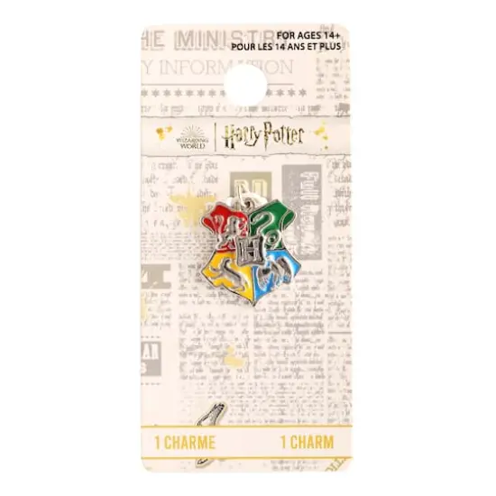 Harry Potter Hogwarts Crest Enamel Charm {4}