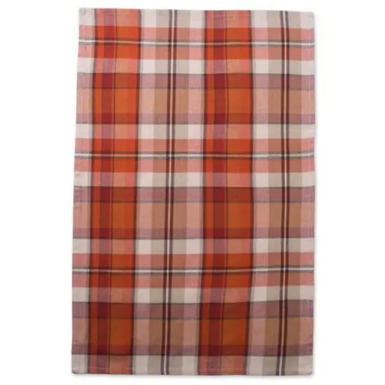 DII&reg; Assorted Check Fall Be Thankful Printed Dishtowel Set {10}
