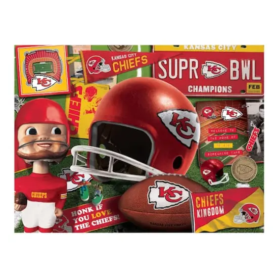 NFL Retro Series 500 Piece Puzzle Kansas City Chiefs {5}