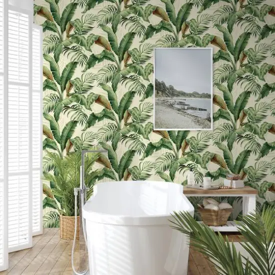 Tommy Bahama&reg; Palmiers Peel & Stick Wallpaper Aloe {7}
