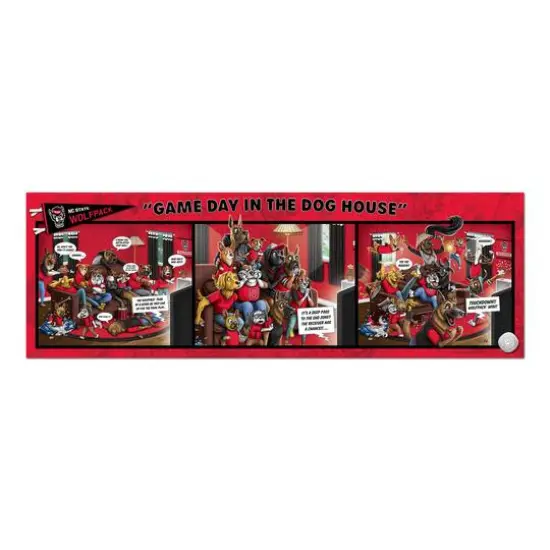 College Game Day in the Dog House 1,000 Piece Puzzle NC State Wolfpack {5}