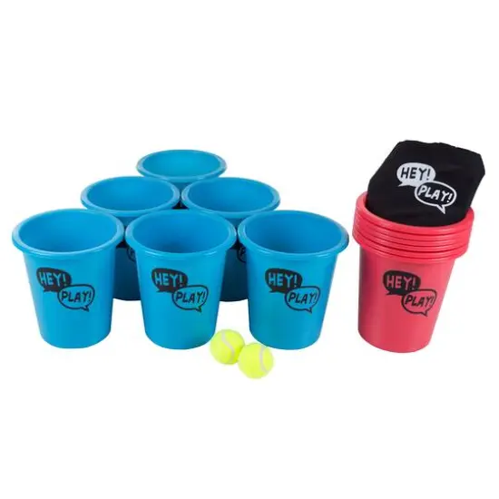 Toy Time Giant Yard Pong Outdoor Game Set {1}