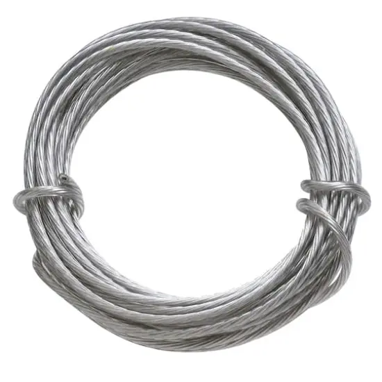 HangZ&trade; 60lb. Stainless Steel Plastic Coated Gallery Wire, 275ft. {3}