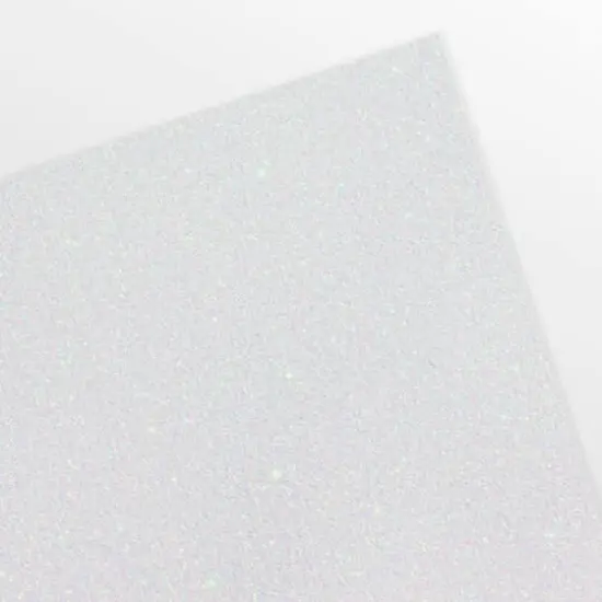 Siser&reg; Glitter Heat Transfer Vinyl, 120" Rainbow White {4}