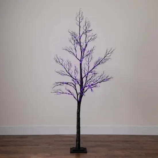 6ft. Pre-Lit Artificial Minimalist Twig Tree {13}