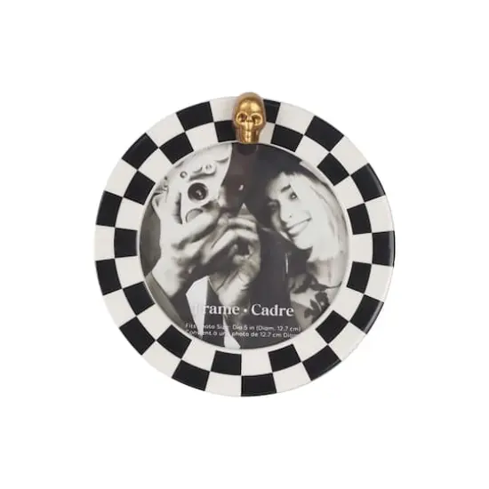 5" Black & White Skeleton Photo Frame by Ashland&reg; {1}