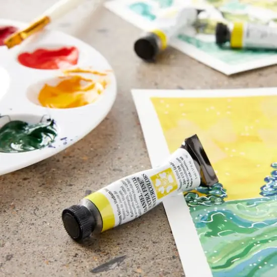 Daniel Smith Extra Fine&trade; Watercolor, 5mL Cadmium Yellow Medium Hue {4}