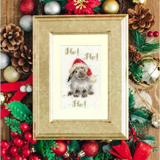 Bothy Threads Ho! Ho! Ho! Christmas Card Counted Cross Stitch Kit {3}