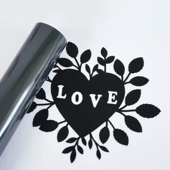 Flocked Heat Transfer Vinyl by Make Market&reg; Black {4}