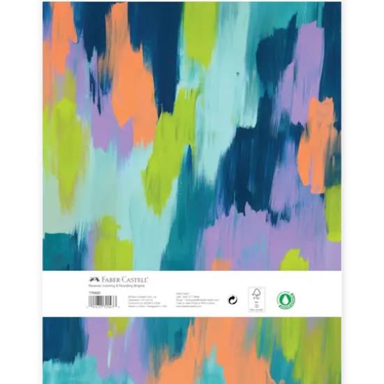Faber-Castell&reg; Bright Reverse Coloring & Doodling Book {3}
