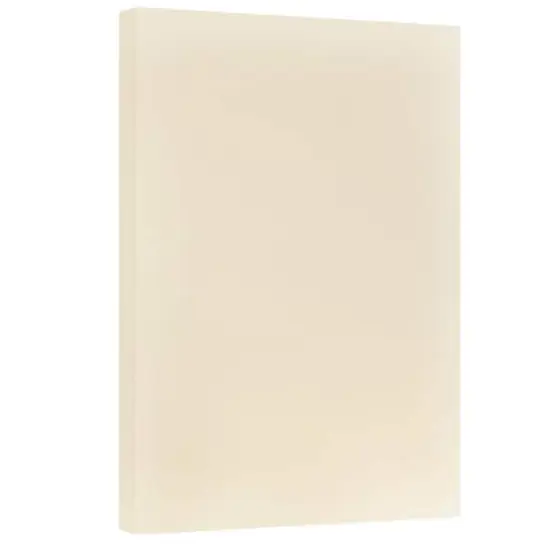 JAM Paper Tabloid Cover 11" x 17" Extra Heavyweight 110lb. Cardstock, 50 Sheets Ivory {1}