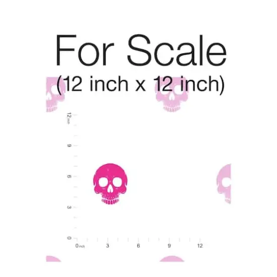 RoomMates Disney® Cruella Glamour Skulls Peel & Stick Wallpaper Pink {8}