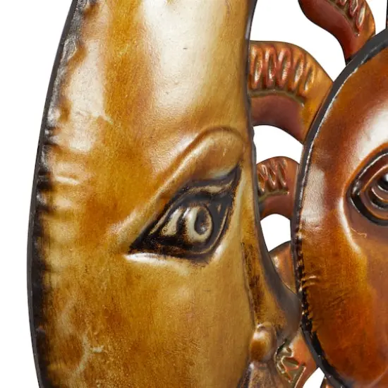 Red Metal Rustic Wall Decor, 20" {5}