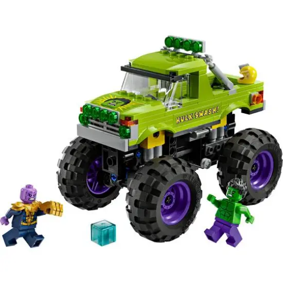 LEGO&reg; Marvel The Hulk Truck vs. Thanos Super Hero Building Toy Vehicle 76312 {3}