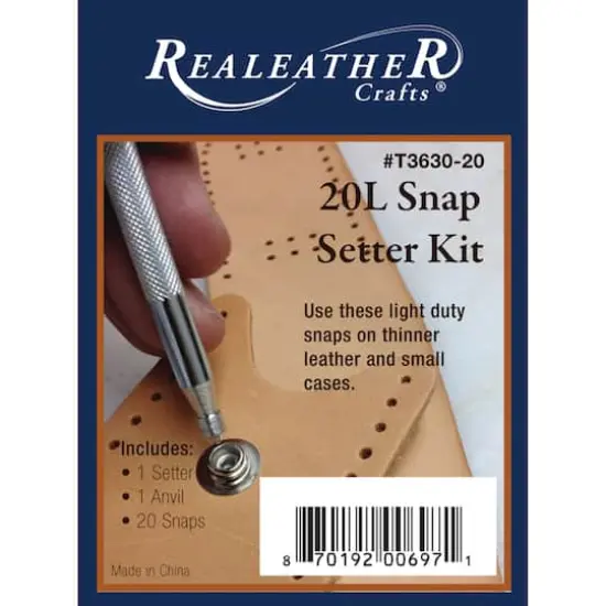 Realeather&reg; Leather Snaps & Setter Kit {1}