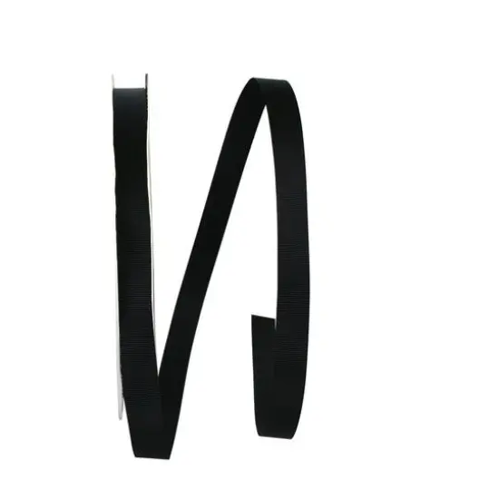 The Ribbon Roll 5/8" x 100yd. Grosgrain Allure Ribbon Black {1}