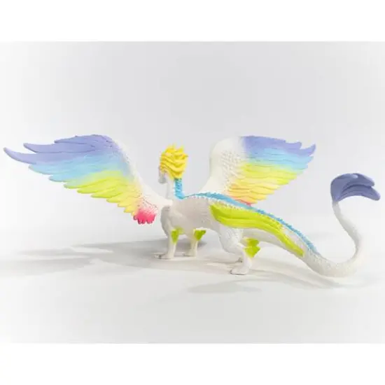 schleich&reg; Bayala&reg; Rainbow Dragon Collectible Figurine with 13" Wingspan {4}