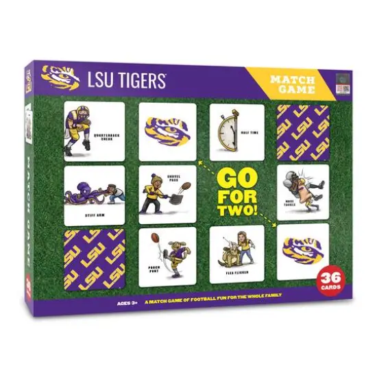 College Team Licensed Memory Match Game LSU Tigers {1}