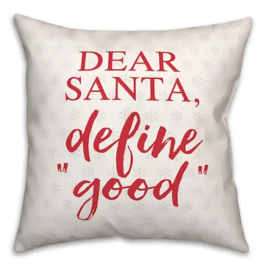 Define Good 18x18 Throw Pillow {1}