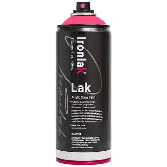 Ironlak Acrylic Spray Paint Guava {1}
