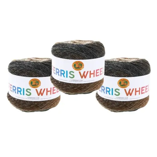 3 Pack Lion Brand&reg; Ferris Wheel Yarn Morning Java {1}
