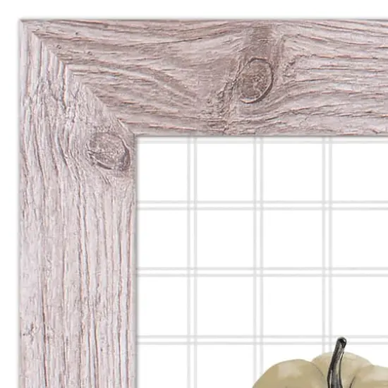 Autumn Pumpkins Western White Framed Print {4}