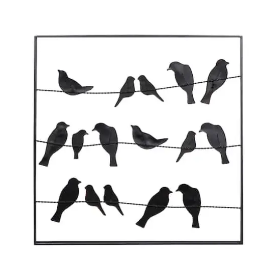 Multi Colored Metal Coastal Wall Decor, 31" x 32" x 2" {3}