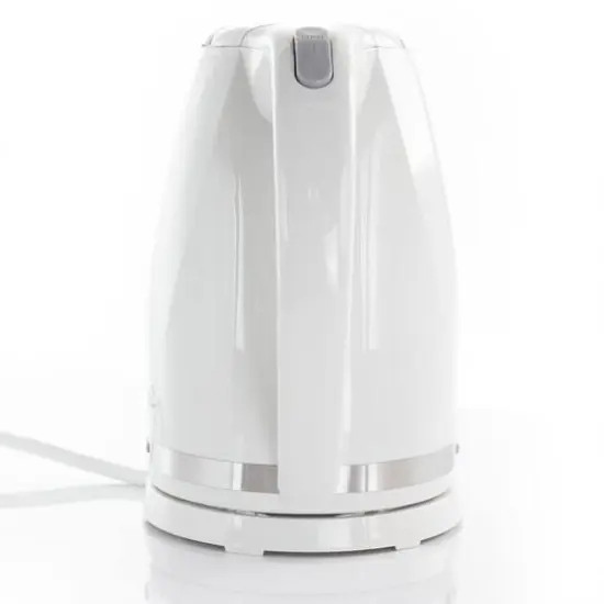 MegaChef 1.7L White Plastic Electric Tea Kettle {12}