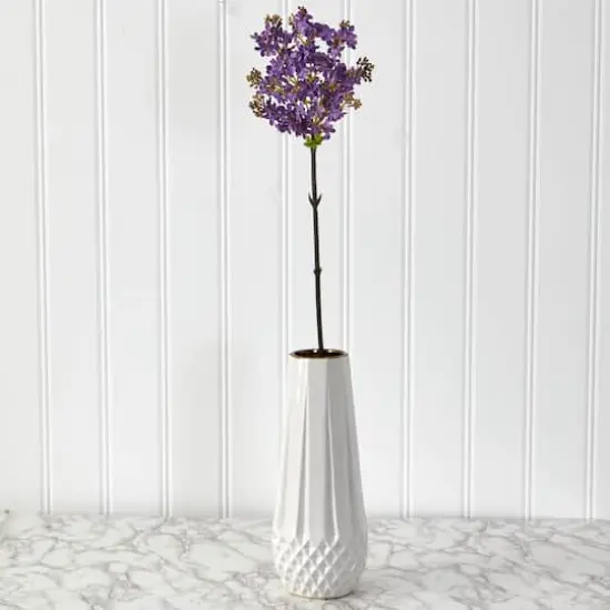 32'' Lilac Artificial Flower Stem, 4ct. Purple {4}