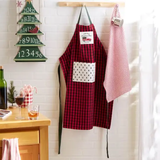DII&reg; Christmas Truck Chef Apron {3}